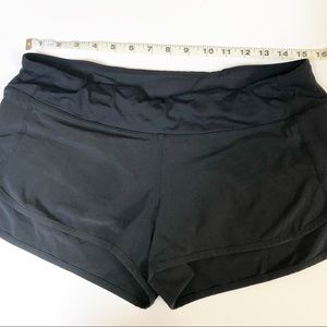 Lululemon Black Speed Shorts - Size 8 - 4 Way Stretch